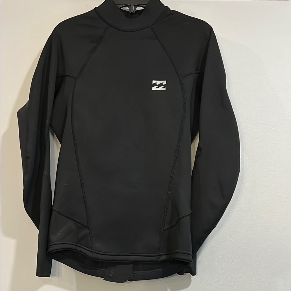 Billabong Black Performance Rash Guard- surf top